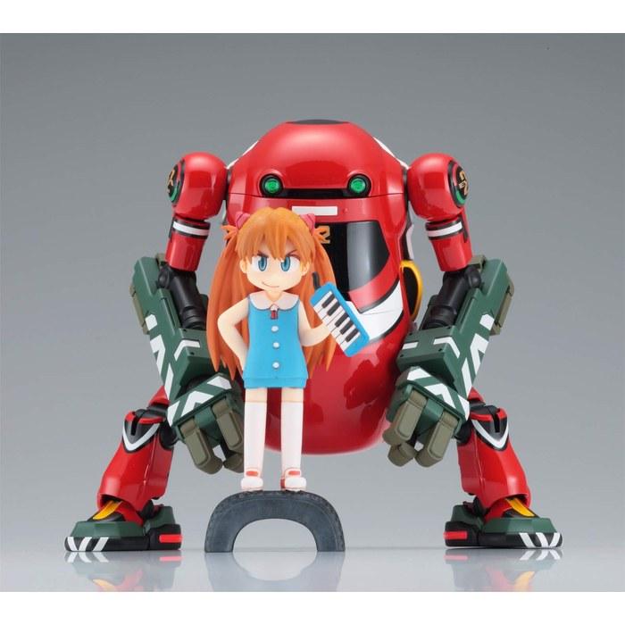 [Hasegawa] Mechaneworg Eva Collaboration Series Vol.2 Nigo-ki (Power Arm) + Asuka Langley Soryu (Resin Kit) 1/20 Scale Color-Coded Plastic