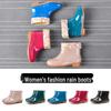 Women's Khaki Low-Cut Non-Slip Waterproof Rain Boots for Spring and Autumn