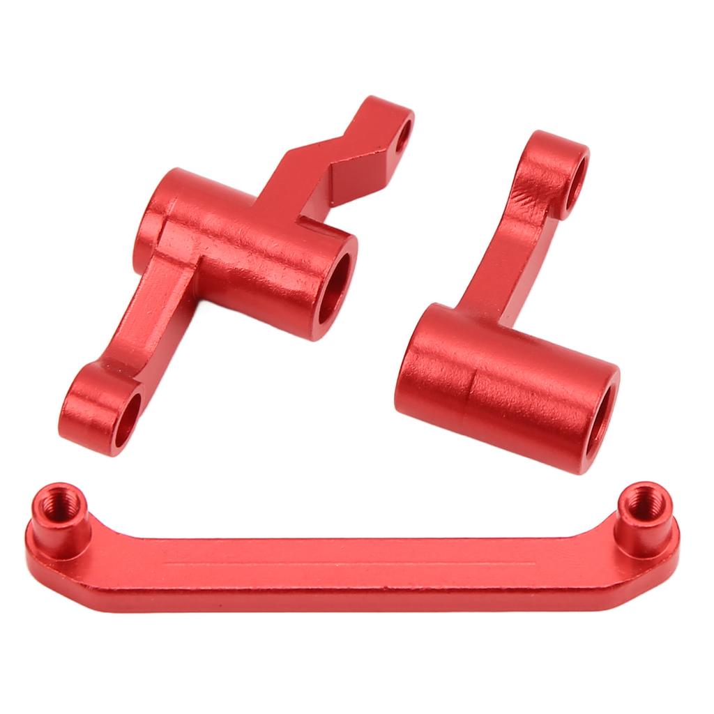 18109 Aluminum Alloy Steering Group Assembly Set for HBX 18859E 18858E 18857E 1 18 RC CarRed
