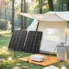 SOECOPO 1600 Вт Портативный набор солнечных панелей 18 В Гибкие солнечные панели*2 для кемпинга Включает бесплатный контроллер 100 А 2-метровый кабель