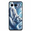 Чехол для Honor 500 Pro 5G 2025 Модный Черный Край Мягкий ТПУ Силиконовые Чехлы Для Honor 500 Pro Чехлы Расписные Цветы Корпуса Fundas