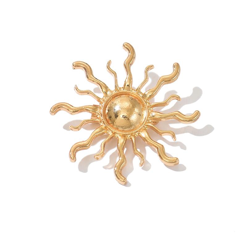 2026 New Sunflower Swallow Metal Brooch Women's Punk Vintage Metal Brooch Unique Versatile Clothing Accessory Decoration