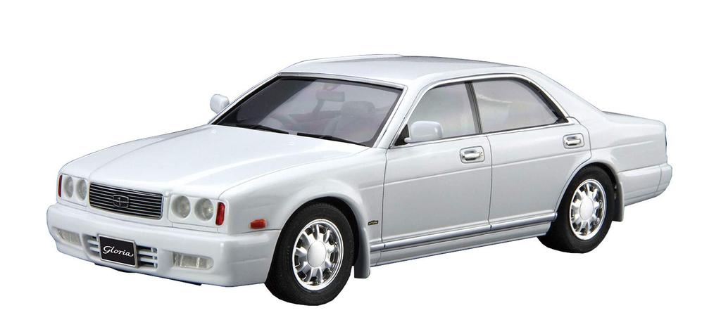 Aoshima Bunka Kyozaisha The Model Car Series Nissan Y32 Gran Turismo Altima 1992 Пластиковая модель 1/24 № 92 Cedric/Gloria