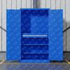 Heavy-Duty Workshop Tool Storage Cabinet with Pegboard