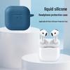 Silicone Soft Protective Case for AirPods 4 - Dustproof Wireless Bluetooth Earphone Cover