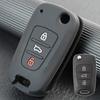 3 Button Silicone Key Ring Case Cover Shell Holder For Kia Rio Venga Sorento Ceed Sportage Soul Optima Picanto 2009 2010 2011