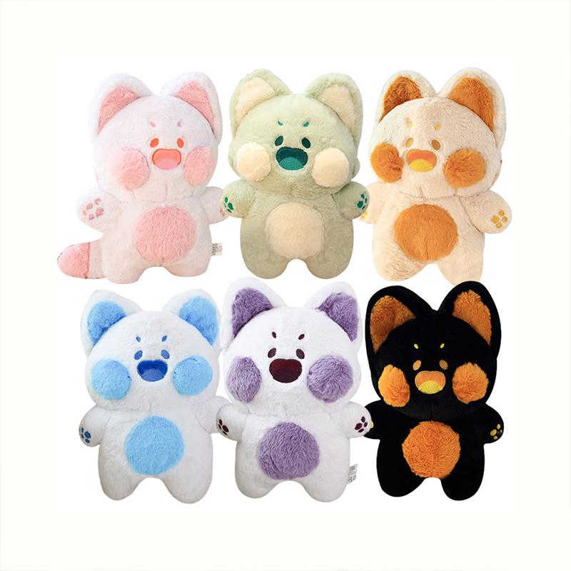 Подушка в виде мультяшного кота, плюшевые игрушки, мягкая кукла-кошка, подушка в виде животного для мальчика и девочки, подарок на день рождения, рождественский подарок