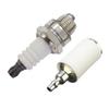 6Pieces Air Filter Fuel Line Hose Primer Bulb For Poulan 2055 2075 2150 2155 2175 2250 2350 Chainsaw Spare Part Plug