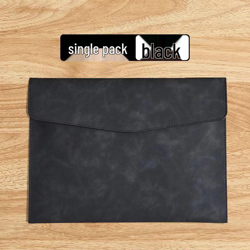 Кожаный портфель для документов формата А4: Минималистичный, Ретро, Водонепроницаемый, Большая вместимость, Однослойная деловая сумка