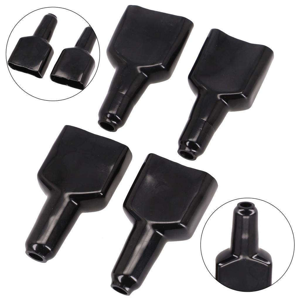 4 PCS 50A Waterproof Connector Cable Jacket Black Dustproof Cable Jacket For Caravan Solar Panel Accessories