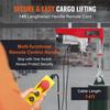 VEVOR Electric Hoist Crane Winch 1197.5 kg with 426.7 cm Wired Remote Control 230V