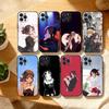 1 шт. Очаровательный чехол для телефона S-Shinomiya K-Kaguya для iPhone17,16,15,14,13,12,Plus,Pro Max, 5G Другие Мягкий Черный Чехол