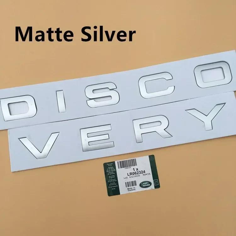Abs Chrome Car Front Trunk Emblem for Land Rover Discovery 1 2 3 4 5 Auto Label Hood Bonnet Rear Tailgate Sticker Decoration FG2