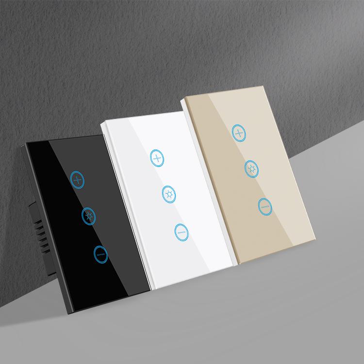 Smart Wifi Dimmer Wall Touch Switch 1 2 3 Gang with Motion Sensor Light Control for Home
