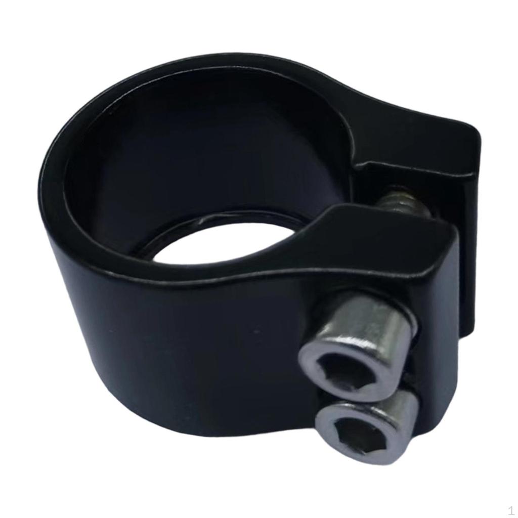 Seat Post Clamp 1.2" Cycling Easy Installation Aluminum Alloy Mountain Saddle Clip Road Bike
