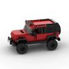 MOC Jeep Wrangler Off-Road Vehicle for Lego-Compatible DIY Building Blocks Model