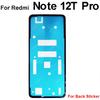 Back Battery Cover Adhesive Sticker For Xiaomi Redmi Note 12 12T Pro Plus Discovery Turbo Back Housing Adhesive Tape Repair Part