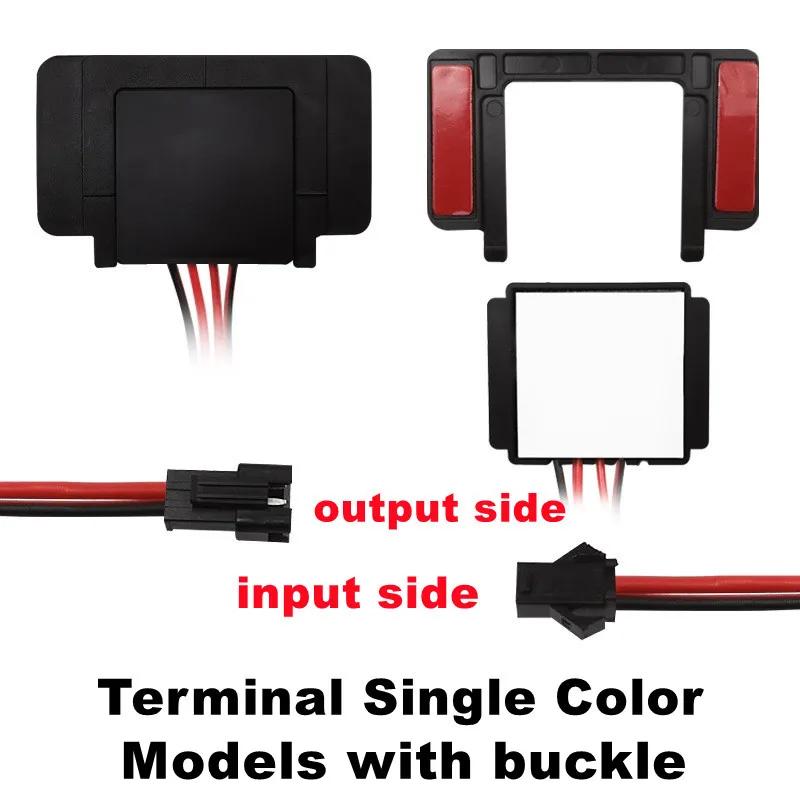 DC 12V 24V Зеркало Сенсорный Выключатель Датчик Зеркало Для Ванной Комнаты Зеркало Для Макияжа Светодиодный Монохромный Трехцветный Безэлектродный Регулировка Яркости
