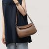 C.BANNER Women's Leather Crossbody Pillow Bag, Vintage Shoulder Underarm Bag, Stylish Travel Bag
