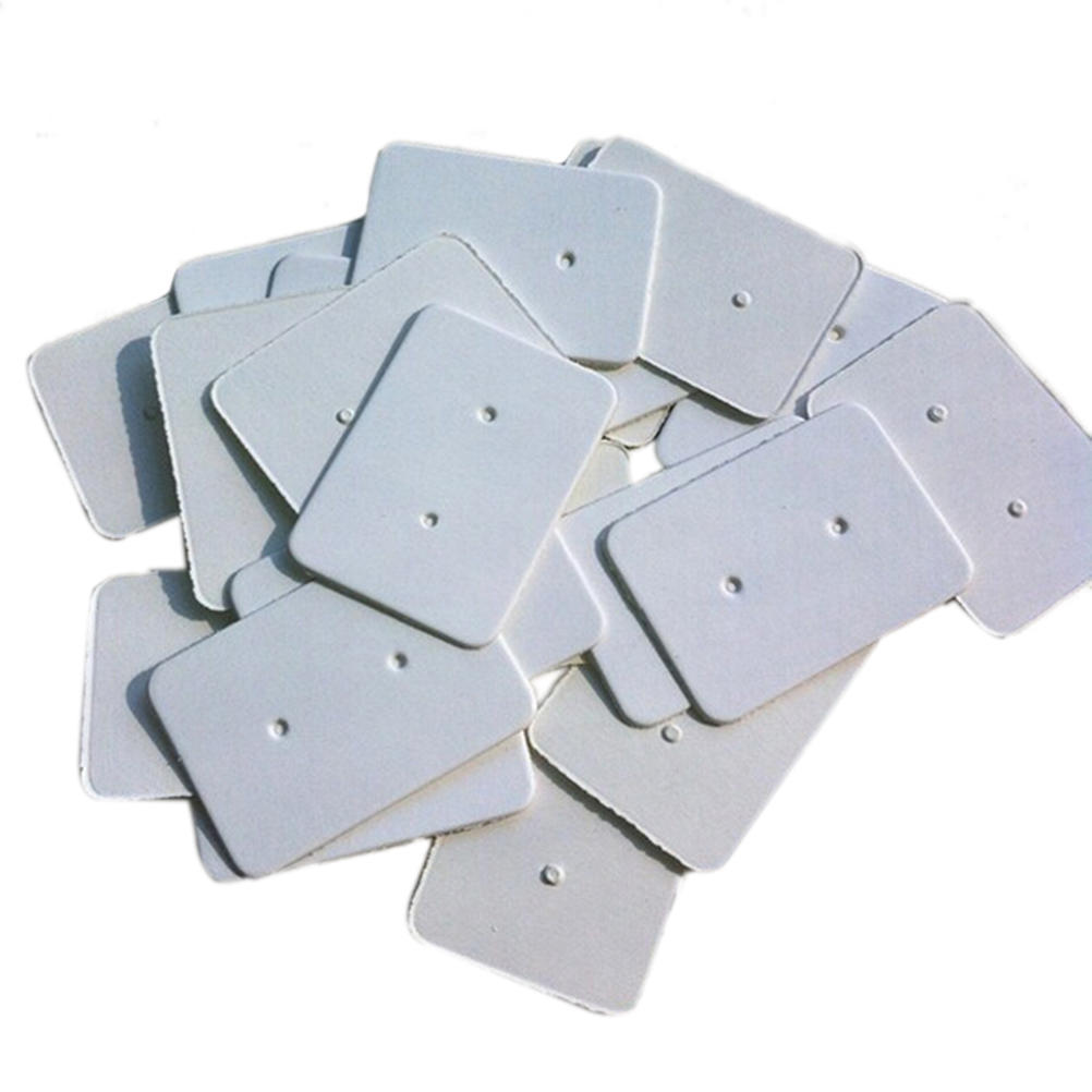 100 шт профессиональный тип серьги-гвоздики держатель дисплея повесить крафт-карты бумага