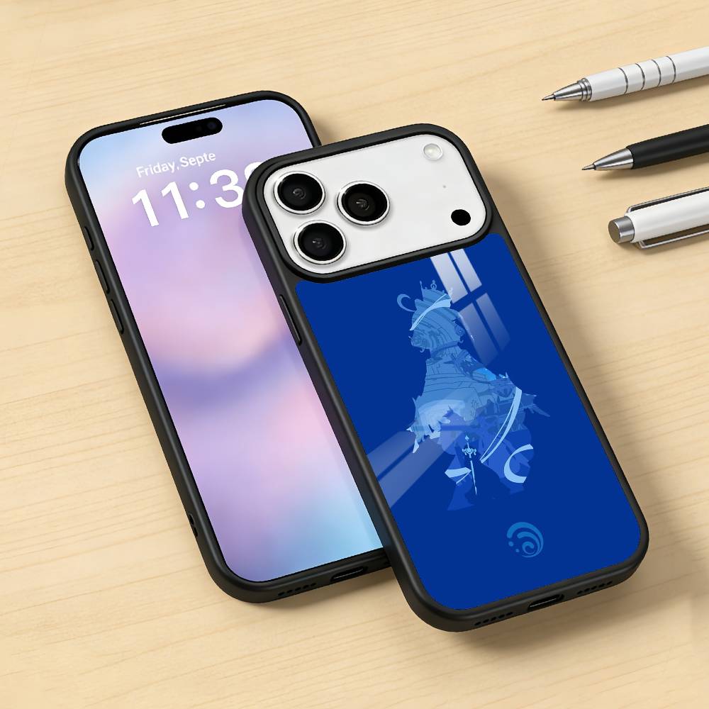 Чехол для телефона Furina G-Genshin Impact Для iPhone17,16,15,14,13,12,Pro,Max,Магнитный Для беспроводной зарядки Magsafe