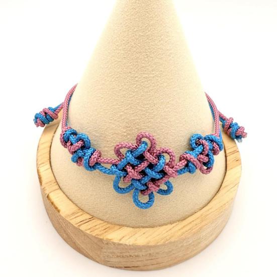 Браслет-узел Ретро плетеный браслет Ручной работы Браслет на удачу Мода