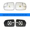 Car Heated Mirror Glass For Ford Edge N 15-21 Lenses Reverse Lens Rearview Mirror Reflector Electric Heating Glass