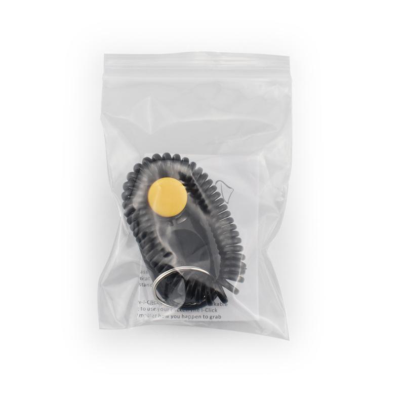 Pet Cat Dog Training Clicker High-Quality Dogs Click Trainer Aid Adjustable Elastic Rope Pet Rattles Dog Training Supplies