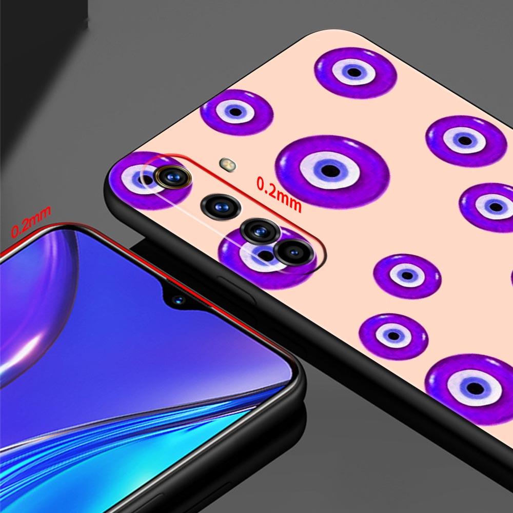 Чехол для телефона с принтом Синий Глаз Удачи и Сглаза Для Realme 10 9 8 5G 7 6 GT2 Pro Plus 9i 8i C21 C11 C25 C35 GT Neo 2 3 3T Черный Чехол