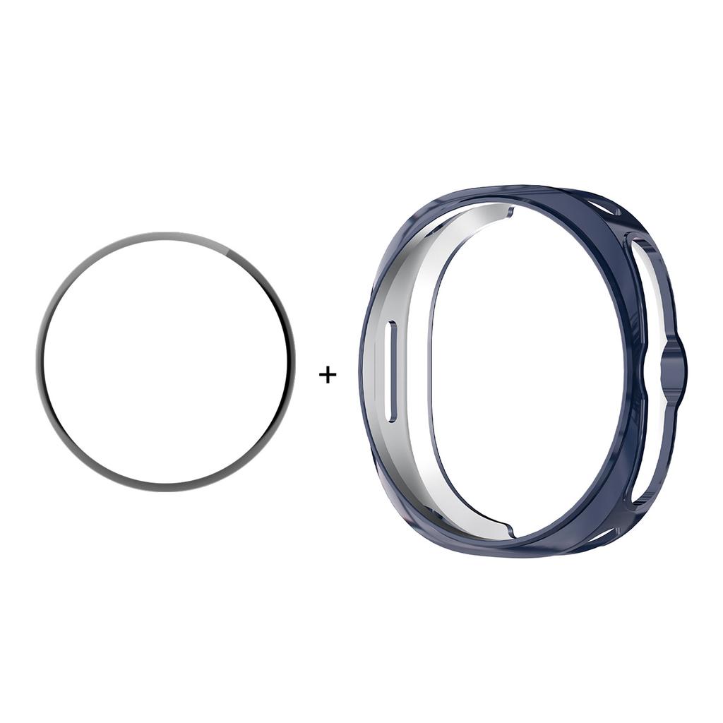 ENKAY HAT PRINCE For Samsung Galaxy Watch8 Classic 46mm Case with PMMA Screen Film TPU Watch Cover