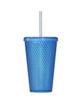 Стакан для холодной воды с логотипом Bumpy Blue 473 мл, чашка с логотипом, чашка с логотипом Starbucks 2022 Blue Spring Blue