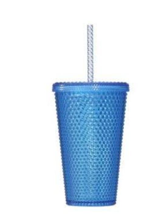 Стакан для холодной воды с логотипом Bumpy Blue 473 мл, чашка с логотипом, чашка с логотипом Starbucks 2022 Blue Spring Blue