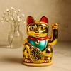 Maneki Neko Money Cat Gold 15cm