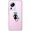 Чехол для Xiaomi 13 Lite 5G 13Lite Прозрачный Мягкий ТПУ Милые Кошки Силиконовый Принт Чехол для Xiaomi Mi 13 Lite Прозрачный Xiaomi13Lite