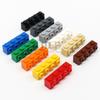 20 шт. Совместимые с MOC 30414 Кирпич Модифицированный 1x4 с выступами сбоку Строительные Блоки Оптом DIY Собираемые Детали Строительные Игрушки