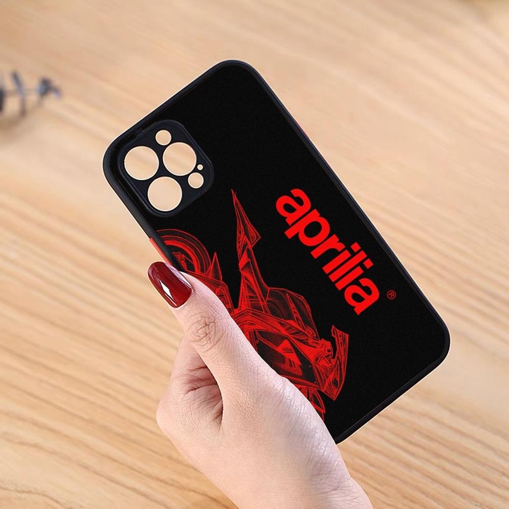 Крутой Черный Матовый Чехол для Телефона Aprilia Racing Для IPhone 16ProMax 15 13 12 11 14 Pro Max Mini Plus SE2020 XS Max XR