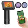 50-1000X Handheld HD Digital Microscope 2 Inch LCD Screen Digital Portable Microscope for Kids Gift Phone Repair Skin Detection