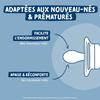 Duo sucettes anatomiques - DODIE - 0/2 mois - Tortue