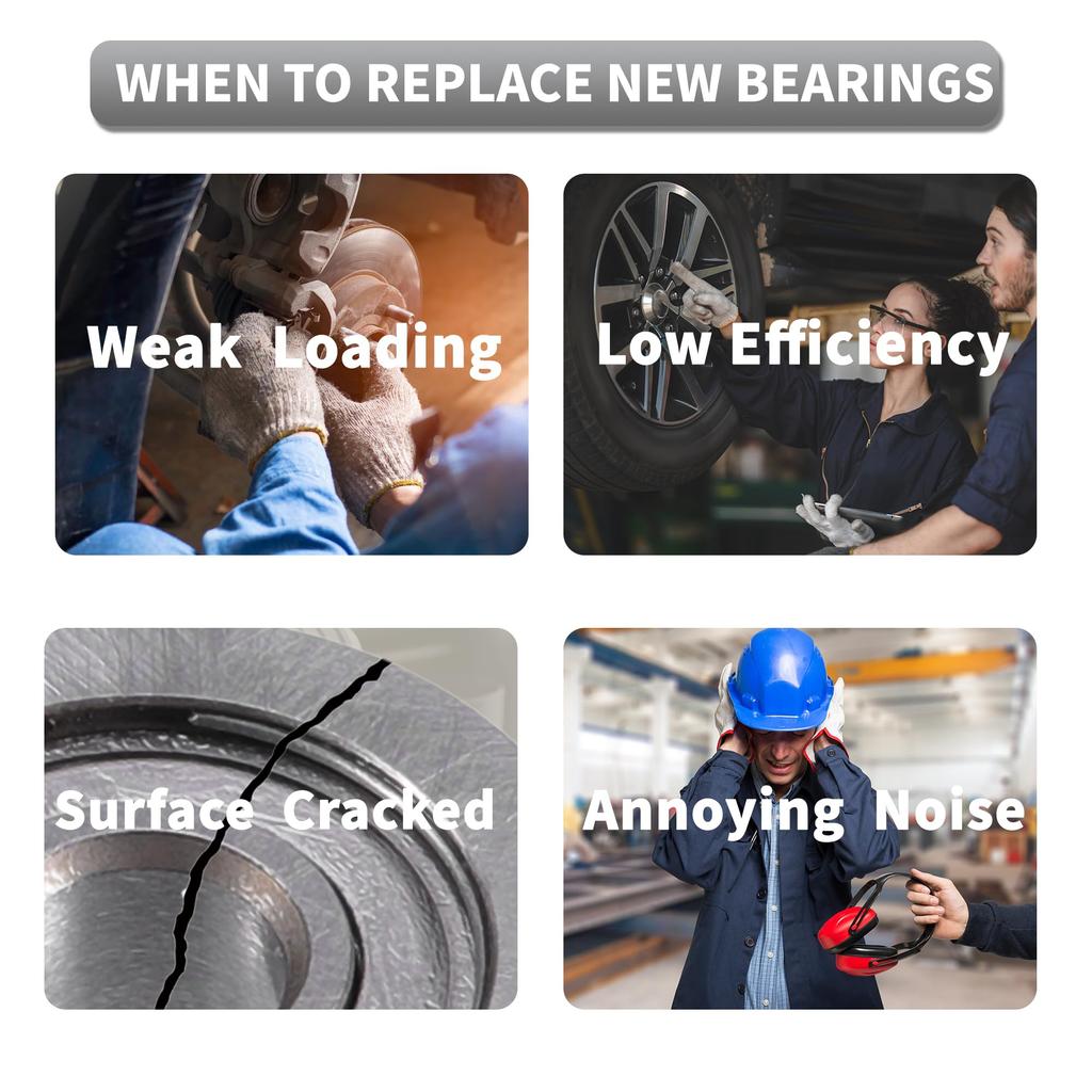 ACROPIX 6918VV Deep Groove Ball Bearing P6 90x125x18mm Lubricated Bearing Double Rubber Seal Black Silver Tone Scooter Skateboard Wheel