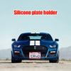 2pcs Silicone Car License Plate Frame Multi-color American Standard Car License Plate Holder Screw Set Does Not Hurt The Paint License Plate Covers