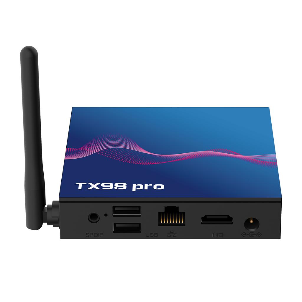 TX98 pro Android 12.0 Smart TV Box Allwinner H618 Четырехъядерный 4K медиаплеер AV1 H.265 VP9 декодер