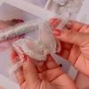 Белая бабочка, свадебная подвязка для невесты, эластичный пояс с жемчугом, кольцо на ногу, костюм для женщин и девочек