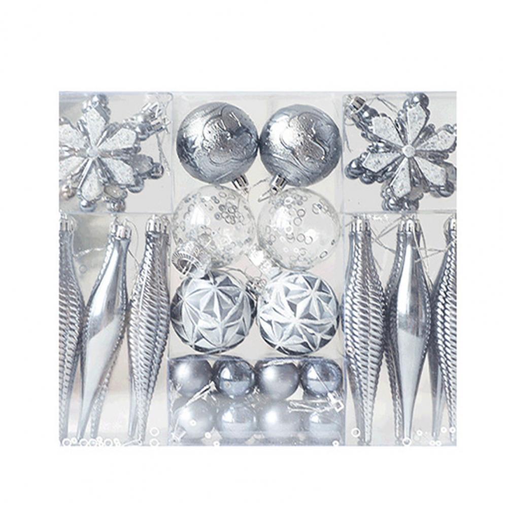 Restaurant Holiday Decor Festive Shatterproof Christmas Ornaments for Tree Decorations 40 Pcs Colored Hanging Balls for Parties