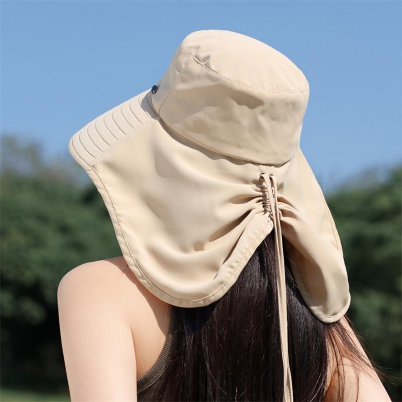 Шляпа от солнца для активного отдыха, женская летняя солнцезащитная шляпа для людей среднего и пожилого возраста, шляпа-шаль с защитой от ультрафиолета, шляпа для рыбалки, альпинизма, солнцезащитная шляпа