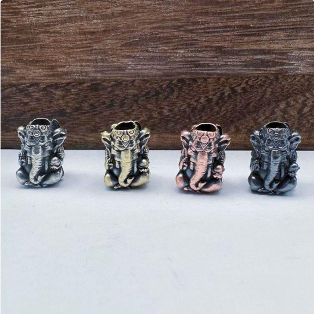 Ручная работа Lucky Cat Elephant Head Charms Браслет Шнурок Подвеска EDC Outdoor Tool