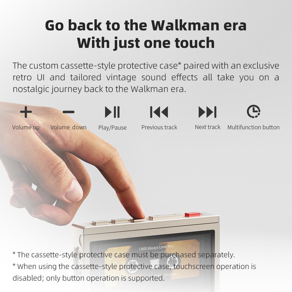 FiiO M21 Android 13 Hi-Res Music Player MP3, CS43198*4 DACs, 950mW high output power, PEQ
