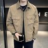 Куртки Мужская тонкая осенняя одежда 4 новых модных узких лацканов куртки Весенняя и осенняя мужская одежда