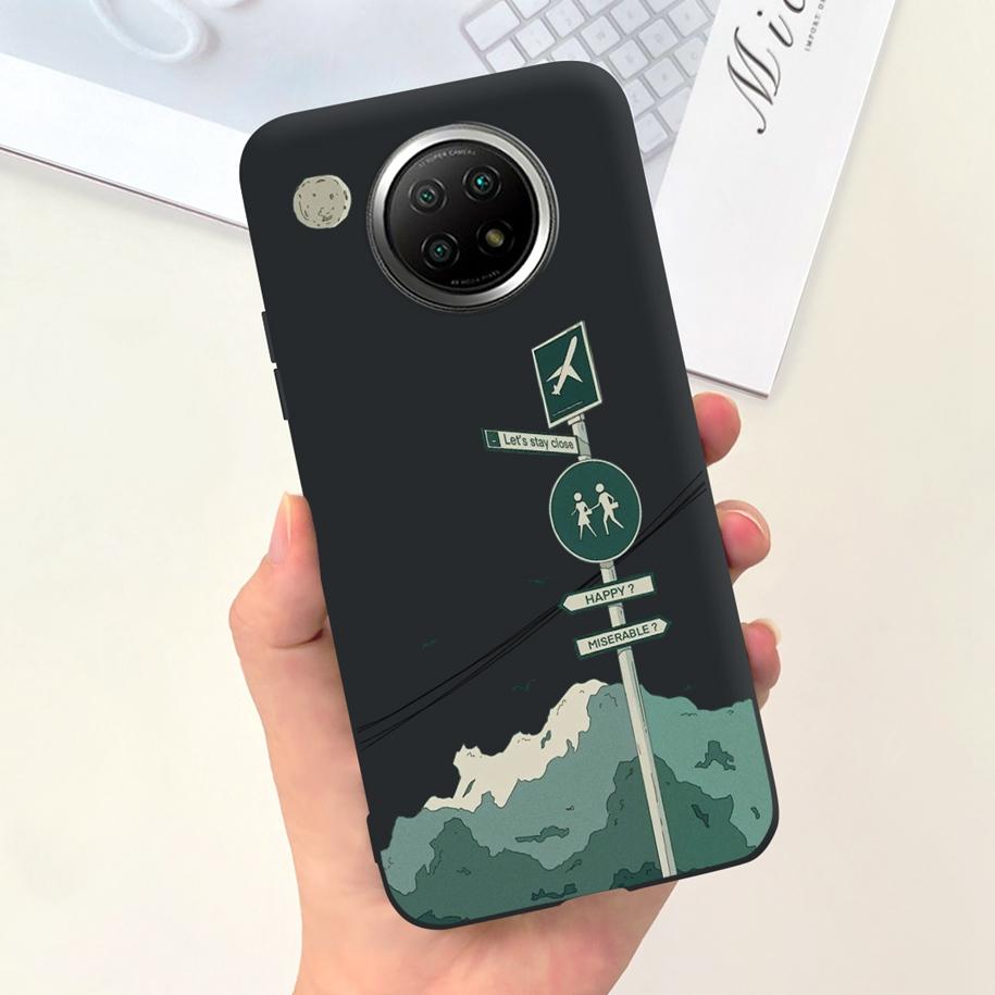 For Xiaomi Redmi Note 9T Note 9 5G Case Fashion Flower Shockproof Silicone Soft Matte Phone Cover For Xiomi Redmi Note 9T Fundas
