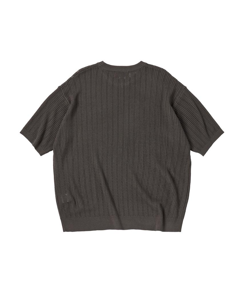 COMONINOZ Summer Graphic Knit [Charcoal]