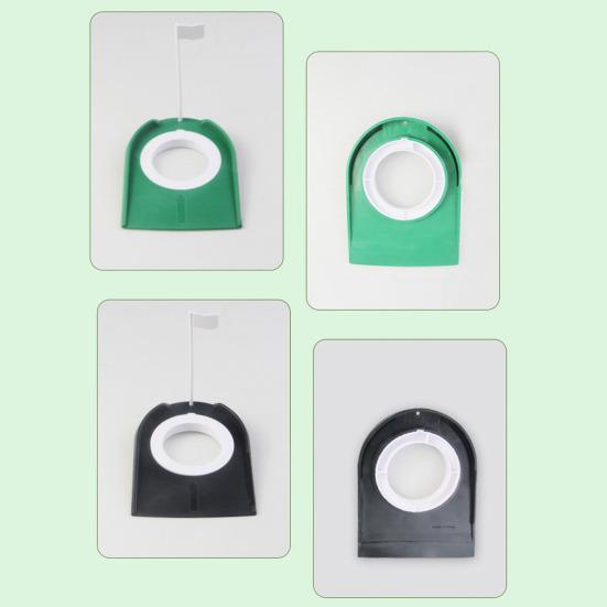 Чашка для гольфа с флажком Пластиковый тренировочный снаряд для лунок для гольфа Аксессуар для тренировочной площадки для гольфа в помещении